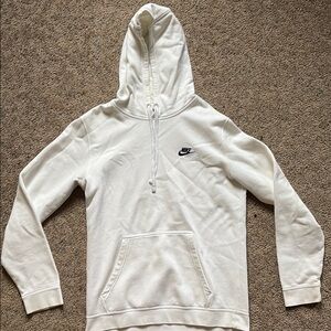 Nike White Hoodie Sweatshirt